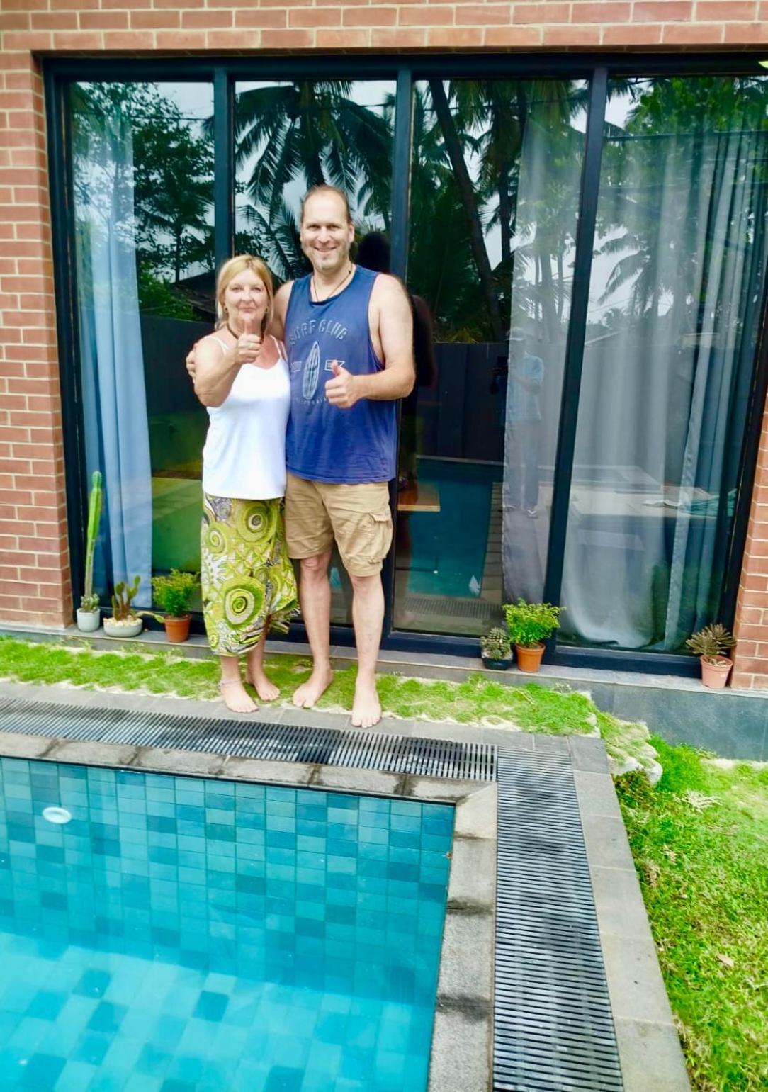 Negombo Morawala Beach Villa Bagian luar foto